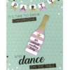 Verjaardagskaart 'It`s Time To Drink Champagne' -Griezels Glans Winkel verjaardagskaart its time to drink champagne