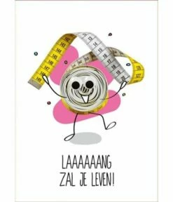 Verjaardagskaart 'Laaaang Zul Je Leven!'