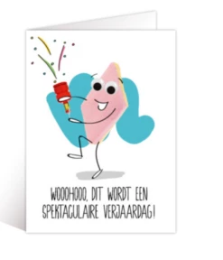 Verjaardagskaart 'Spektaculaire Verjaardag'