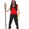 Voodoo Priester Kostuum -Griezels Glans Winkel voodoo priester kostuum