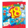 Wenskaart - 18e Verjaardag Cartoon -Griezels Glans Winkel wenskaart 18e verjaardag cartoon