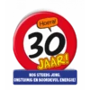 Wenskaart Verkeersbord 30 Jaar -Griezels Glans Winkel wenskaart verkeersbord 30 jaar