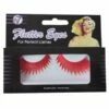 Wimpers Flutter Rood -Griezels Glans Winkel wimpers flutter rood
