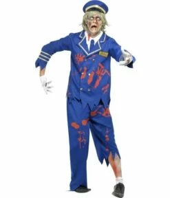 Zombie Piloten Kostuum Man