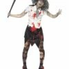 Zombie Politieagente Outfit -Griezels Glans Winkel zombie politieagente outfit