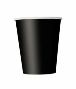 Zwarte Bekers Karton (8st)