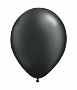 Zwarte Metallic Ballonnen 30cm 10 Stuks